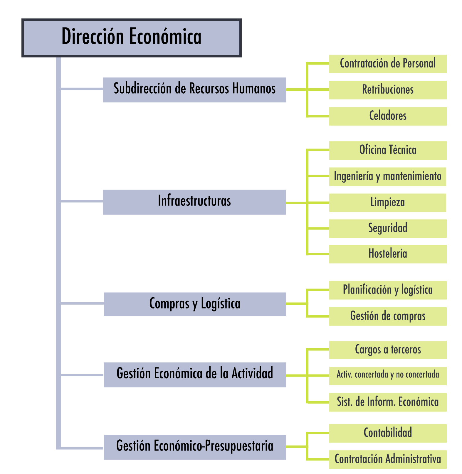 Organigrama Dirección Económica